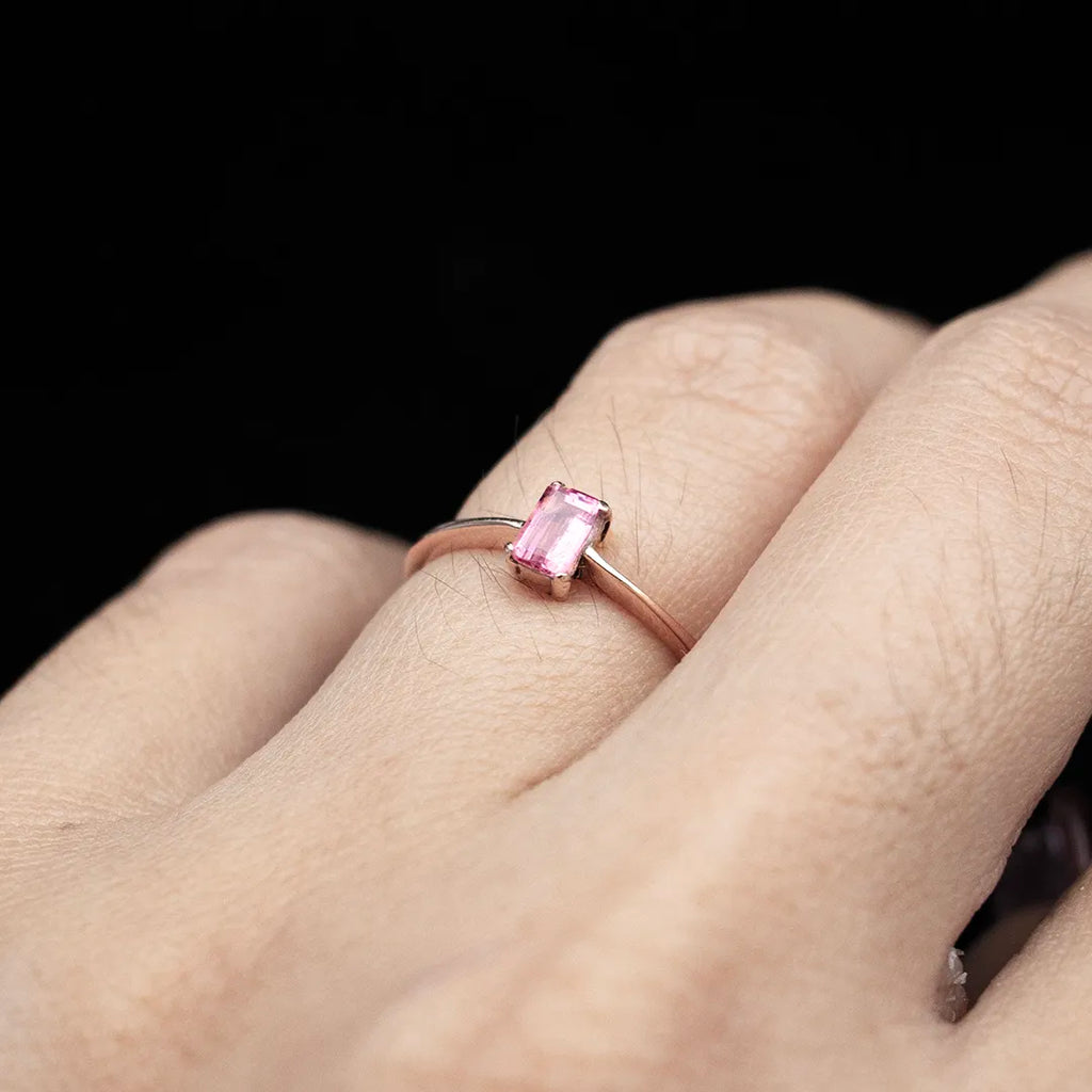 Pink Tourmaline Ring
