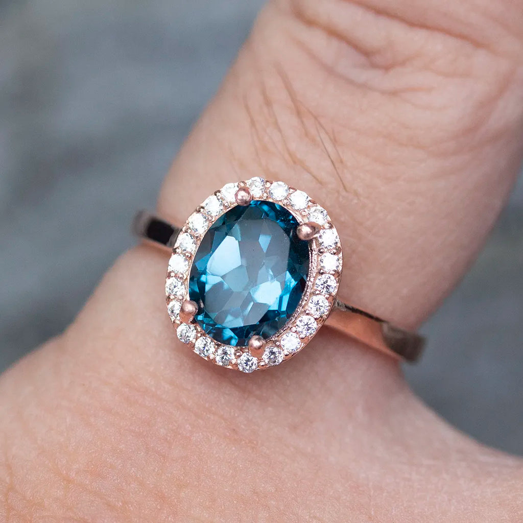London Blue Topaz Ring
