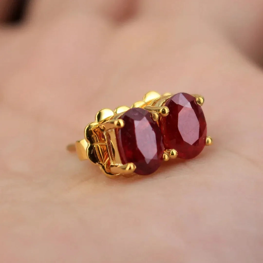 Ruby Earrings