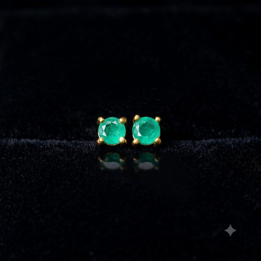 Colombian Emerald Earrings