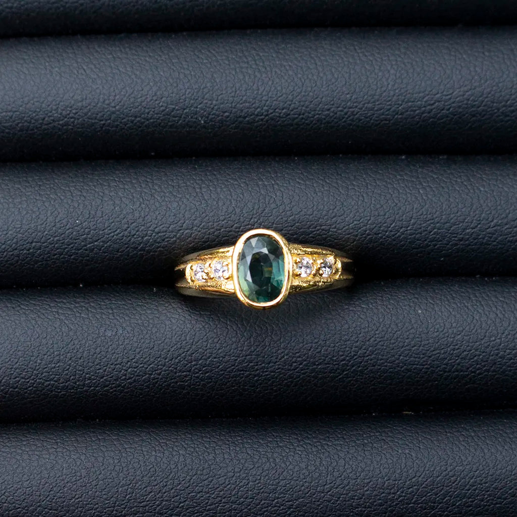 Green Sapphire Ring