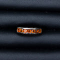 Orange Sapphire Ring