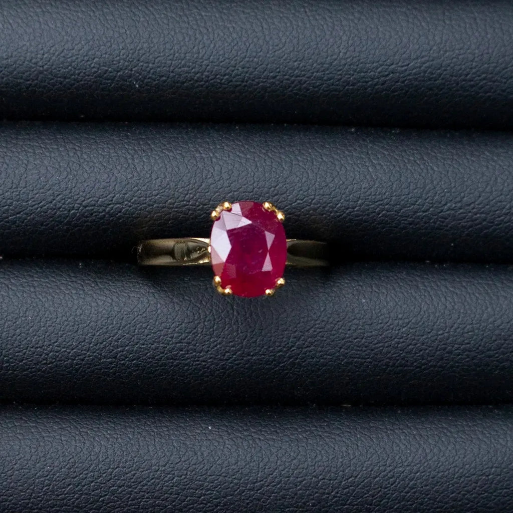 Natural Mozambican Ruby Ring